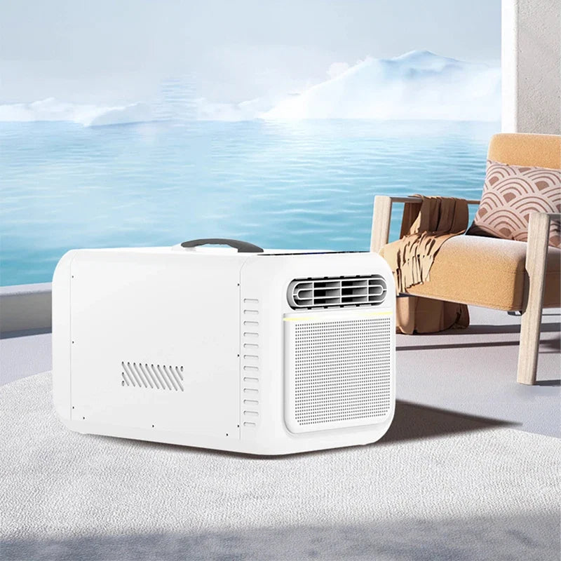 Climatiseur Mobile 2300 BTU pour Camping-Car Fourgon Aménagé Caravane Bateau Portable sans Installation Fixe | Koossa