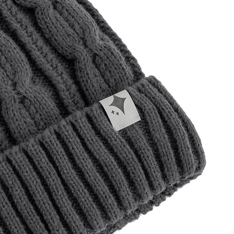 Knit Beanie Hat Winter Warm Unisex Acrylic Slouchy Skull Cap for Men Women Outdoor Cold Weather Casual Streetwear Headwear | Lonoma