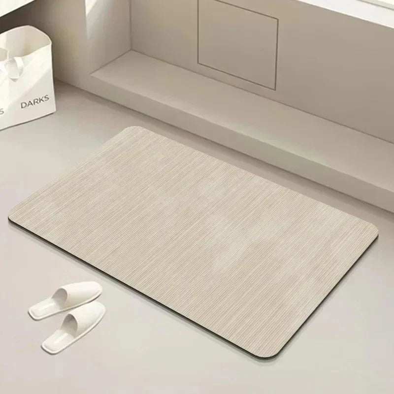 Tapis de bain en terre de diatomée absorbant ultra-rapide 40 × 60 cm antidérapant écologique séchage instantané | Koossa
