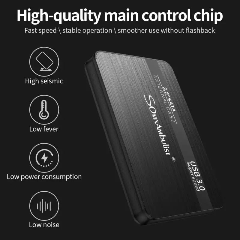 Portable External Hard Drive 2.5 Inch USB 3.0 Storage Device for Computer Laptop PC Mac Gaming Console File Backup Photo Video Music Data | Lonoma