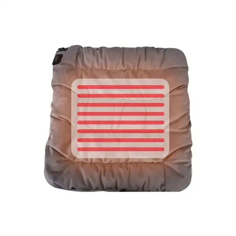 USB Heated Cushion Pad 18x18 in 3 Temp Settings for Pets Chairs Cars Office Winter Warming Mat for Cats Dogs | Lonoma