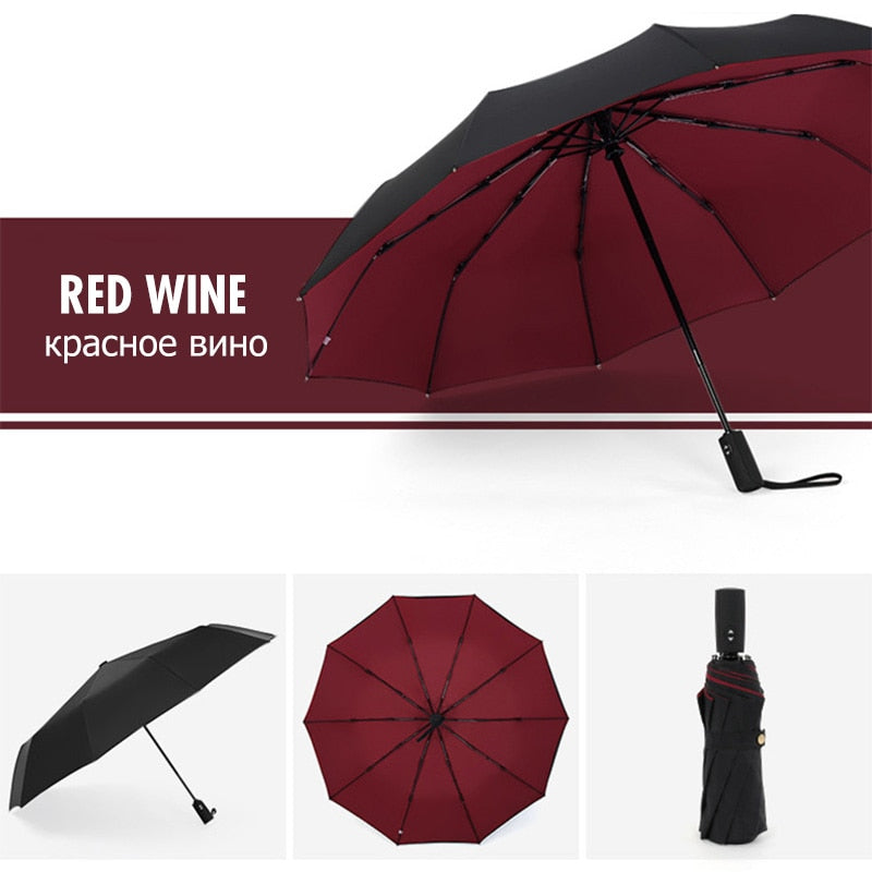 Inverted Automatic Umbrella Windproof Reverse Fold Rain Protection for Commute Travel Outdoor Men Women 6 Colors UV Block | Lonoma