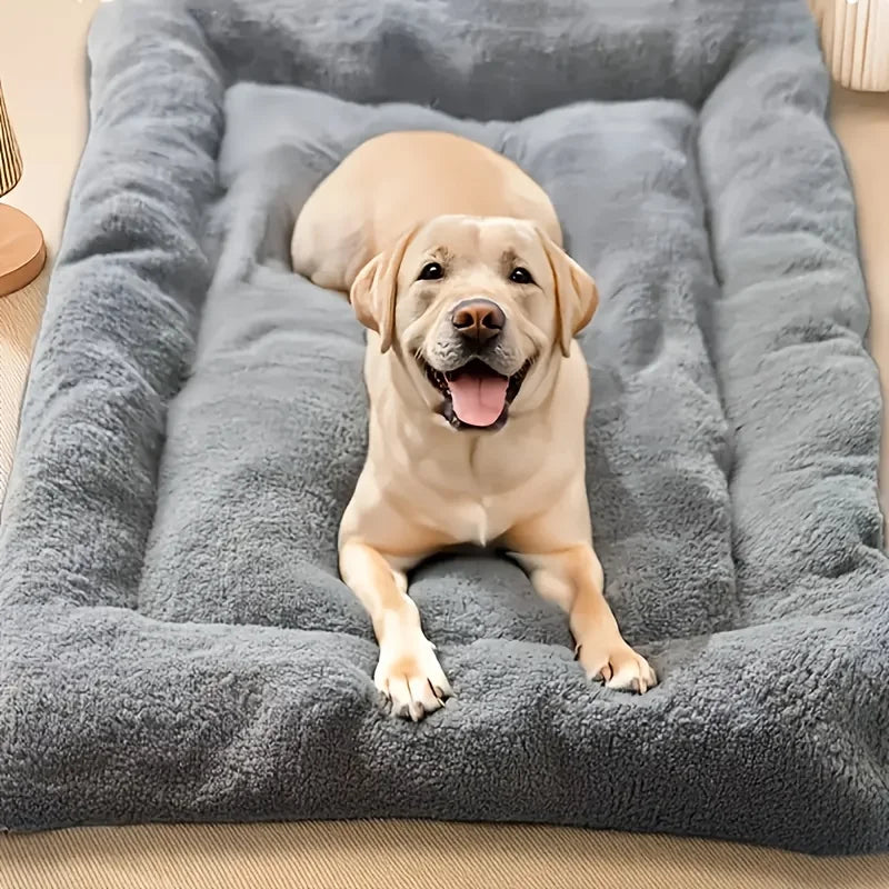 Dog Bed Mat Extra Large Padded Washable Crate Cushion Soft Pet Floor Blanket Travel 120cm | Koossa