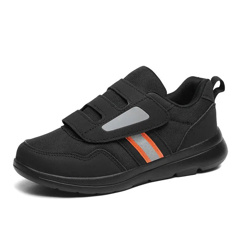 Adjustable Winter Slip-On Sneakers for Women Wide Fit Orthopedic Walking Shoes with Hook and Loop Closure Gray Black Purple | Lonoma
