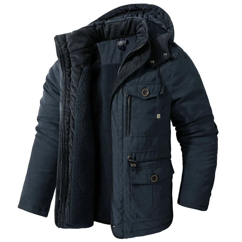 Women's Warm Waterproof Winter Coat — Weatherproof Hooded Parka Jacket for Cold & Wet Days | Koossa