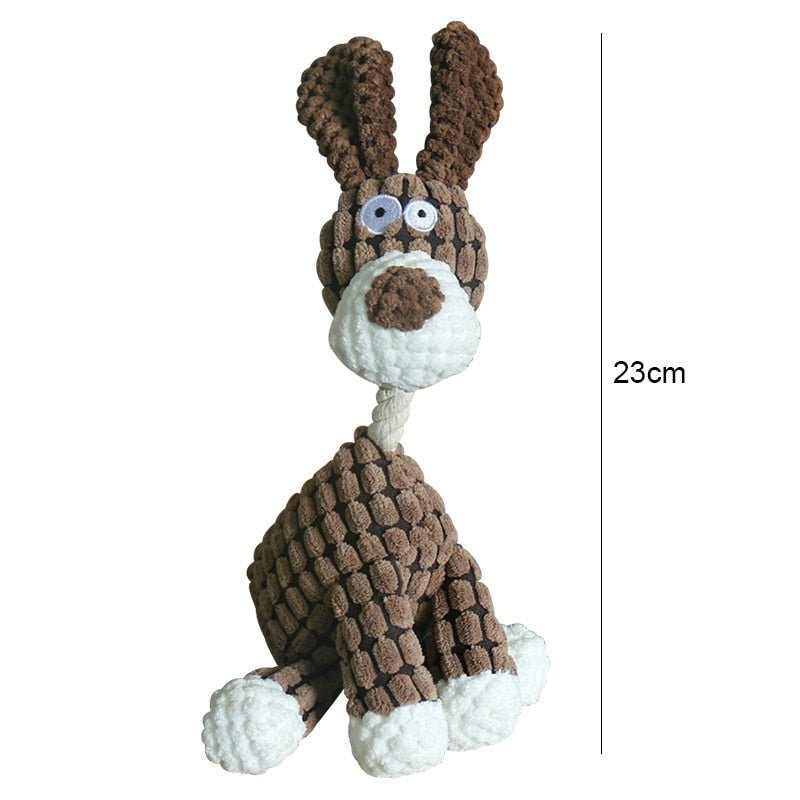 Interactive Plush Animal Toy for Dogs — Durable Bite-Resistant Pet Toy for Play & Fetch | Koossa