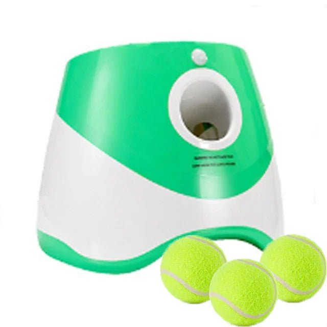 Automatic Dog Ball Launcher Rechargeable Adjustable Distance 3m 6m 9m Interactive Fetch Toy Tennis Ball Thrower Small Medium Large Dogs | Koossa