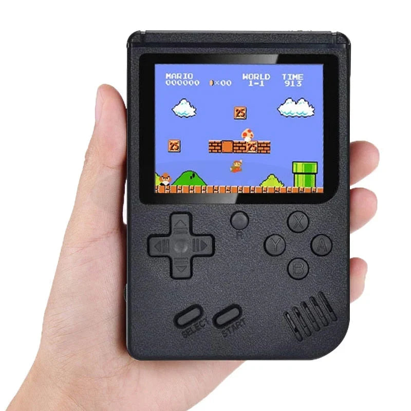 Handheld Retro Game Console with 400 Built-In Classic Games, 3-Inch Color Screen, Rechargeable, TV Output for Kids & Adults | Lonoma