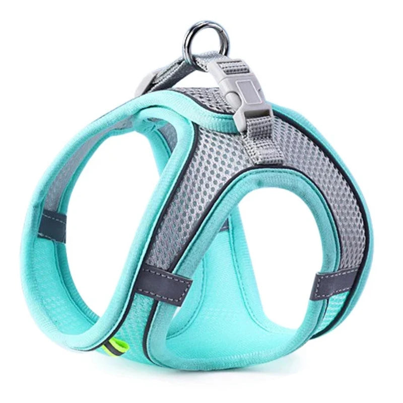Cat Harness and Lead Set Reflective Breathable Mesh Vest Escape Proof Adjustable Small Medium Dogs Walking | Koossa