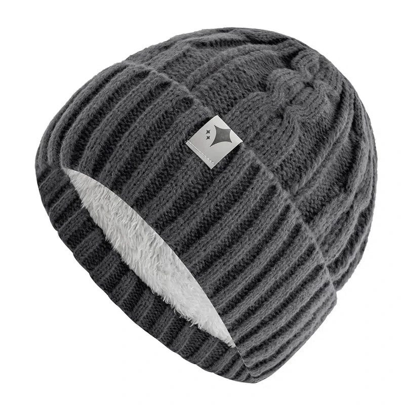 Knit Beanie Hat Winter Warm Unisex Acrylic Slouchy Skull Cap for Men Women Outdoor Cold Weather Casual Streetwear Headwear | Lonoma
