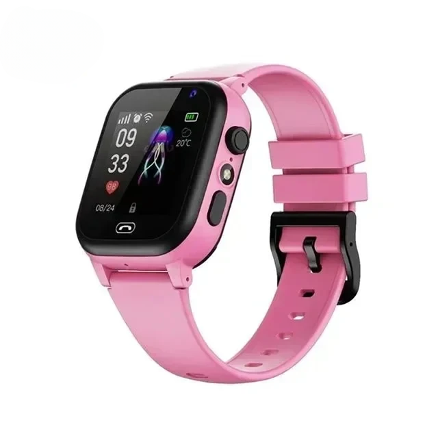 Kids GPS Smartwatch with Video Calling and SOS Alert – 4G Location Tracker with Voice Messaging, Splash-Resistant Wearable Phone for Children | Lonoma