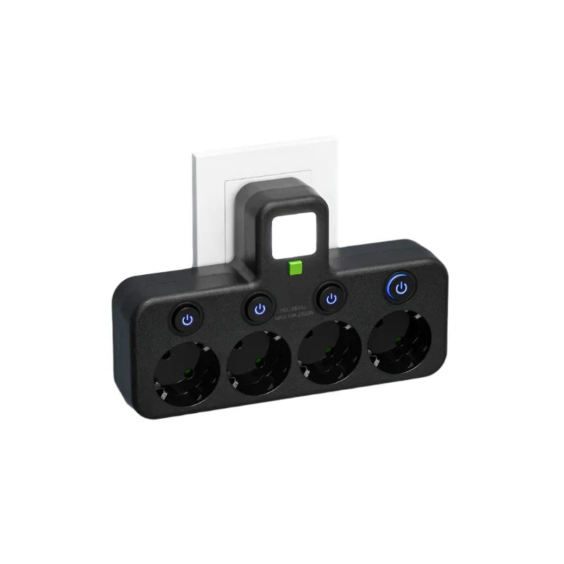 Power Strip Surge Protector with USB-C & USB-A Ports, Lighted Switch, Multi-Outlet Charging Station for Desk, Home Office & Kitchen | Lonoma