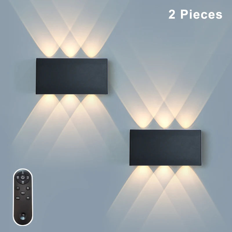 Battery Powered LED Wall Sconce Light 5200mAh Magnetic Mount Touch Dimmable 3 Light Temperatures Modern Accent Lighting | Lonoma