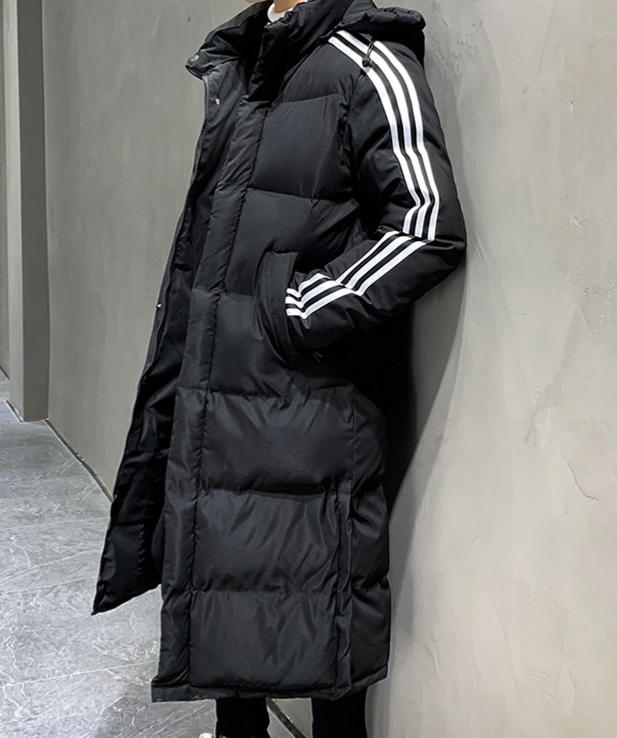 Women's Hooded Long Winter Puffer Coat — Warm Quilted Jacket for Cold Weather & Winter Days | Koossa
