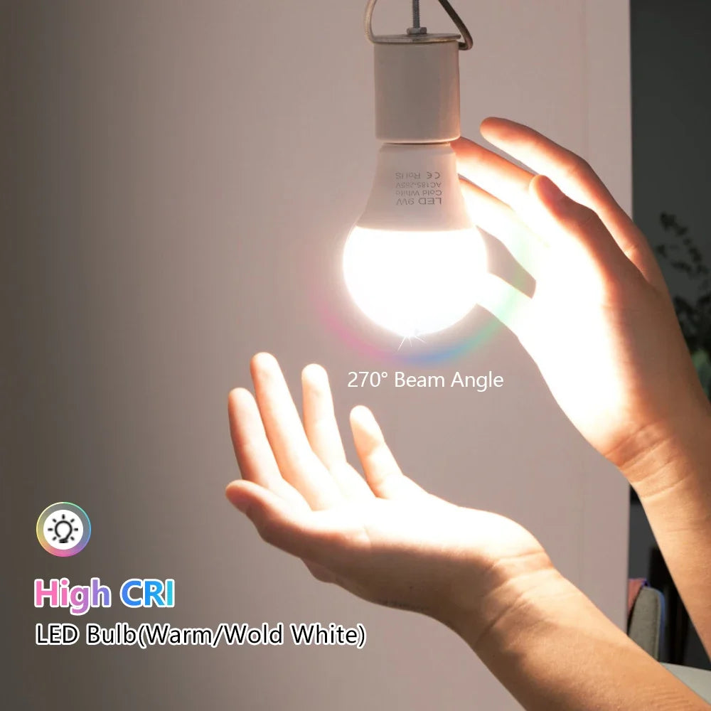 Ampoule LED culot standard E27 pour salon et chambre lumière chaleureuse blanc chaud économe longue durée intérieur | Koossa