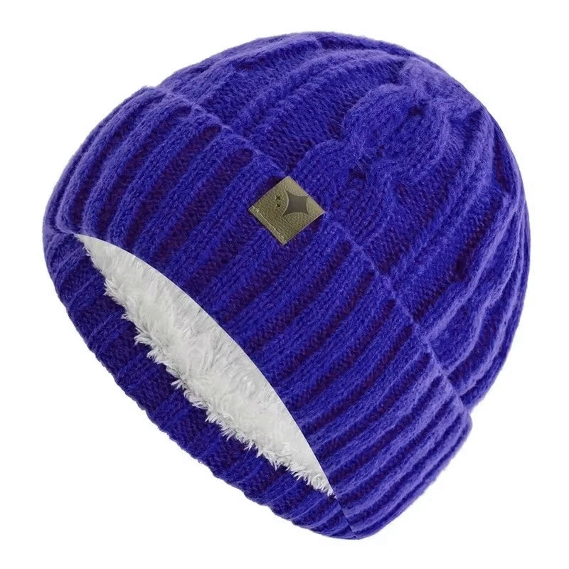 Knit Beanie Hat Winter Warm Unisex Acrylic Slouchy Skull Cap for Men Women Outdoor Cold Weather Casual Streetwear Headwear | Lonoma