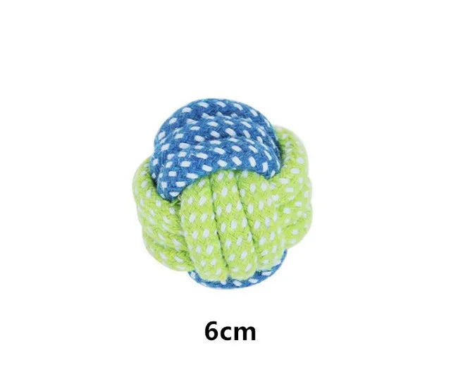 Cotton Rope Dog Toys for Chewing and Tug Play – Interactive Ball and Rope Set for Dental Health – Small to Large Dogs | Lonoma