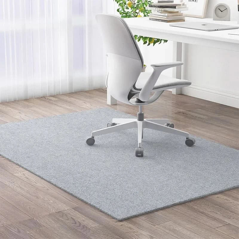 Office Chair Mat for Hardwood Floors Anti-Slip Desk Floor Protector Polyester Rolling Chair Pad for Home Office Study | Lonoma