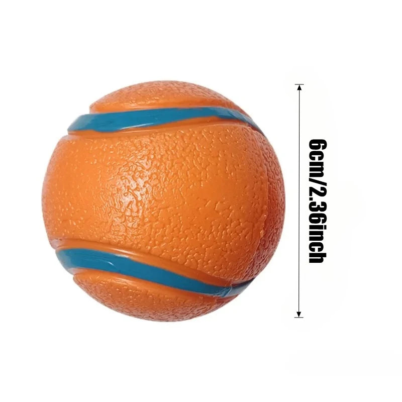 Bouncy Rubber Dog Ball for Fetch, Chew & Play – Durable Solid Ball for Puppies, Small, Medium & Large Dogs | Lonoma