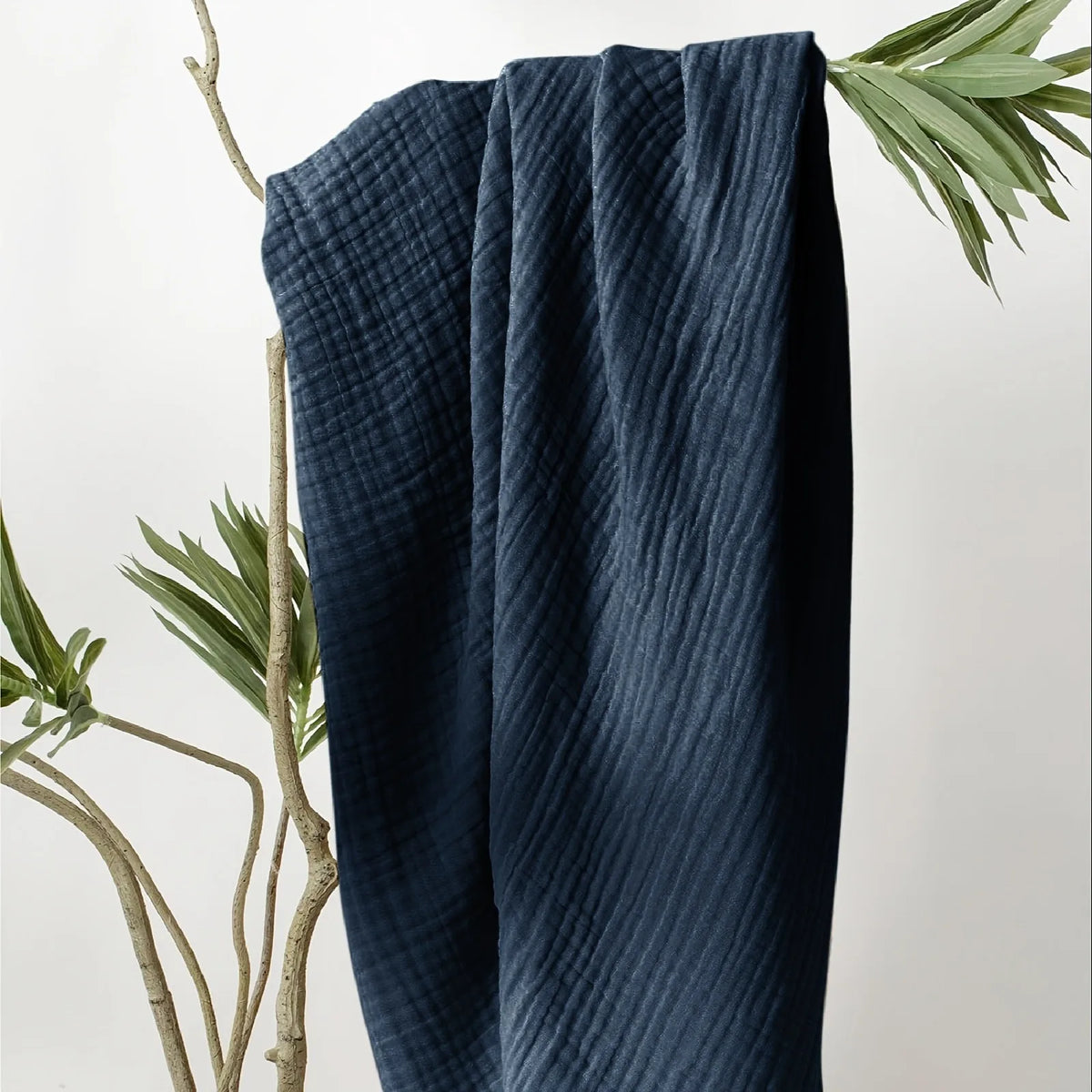 Six-Layer Cotton Gauze Throw Blanket Breathable Lightweight Summer Coverlet for Couch Bed Sofa | Lonoma