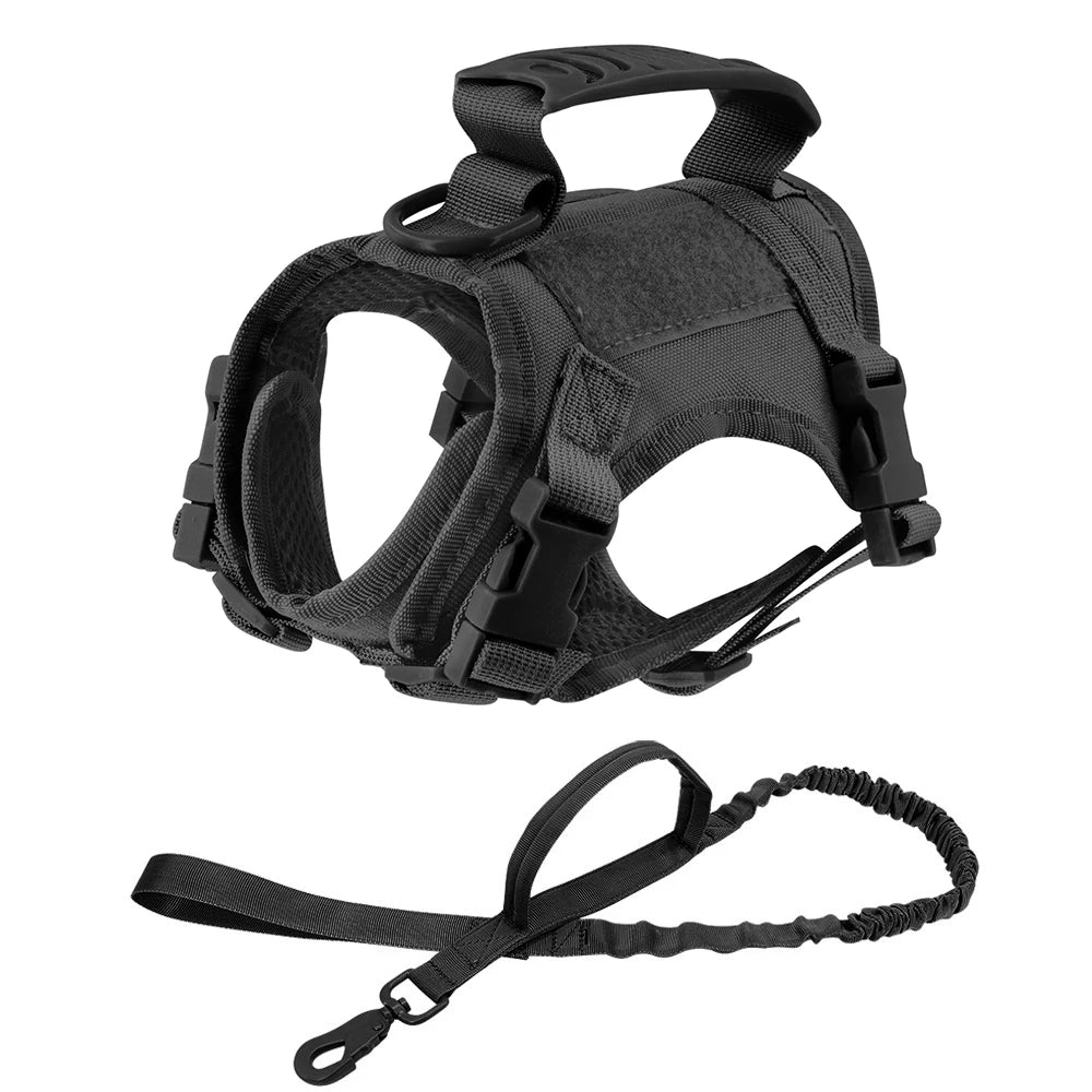 Cat Harness Tactical No-Pull Adjustable Escape-Proof Handle Mesh Vest Walking Large Small Dog | Koossa