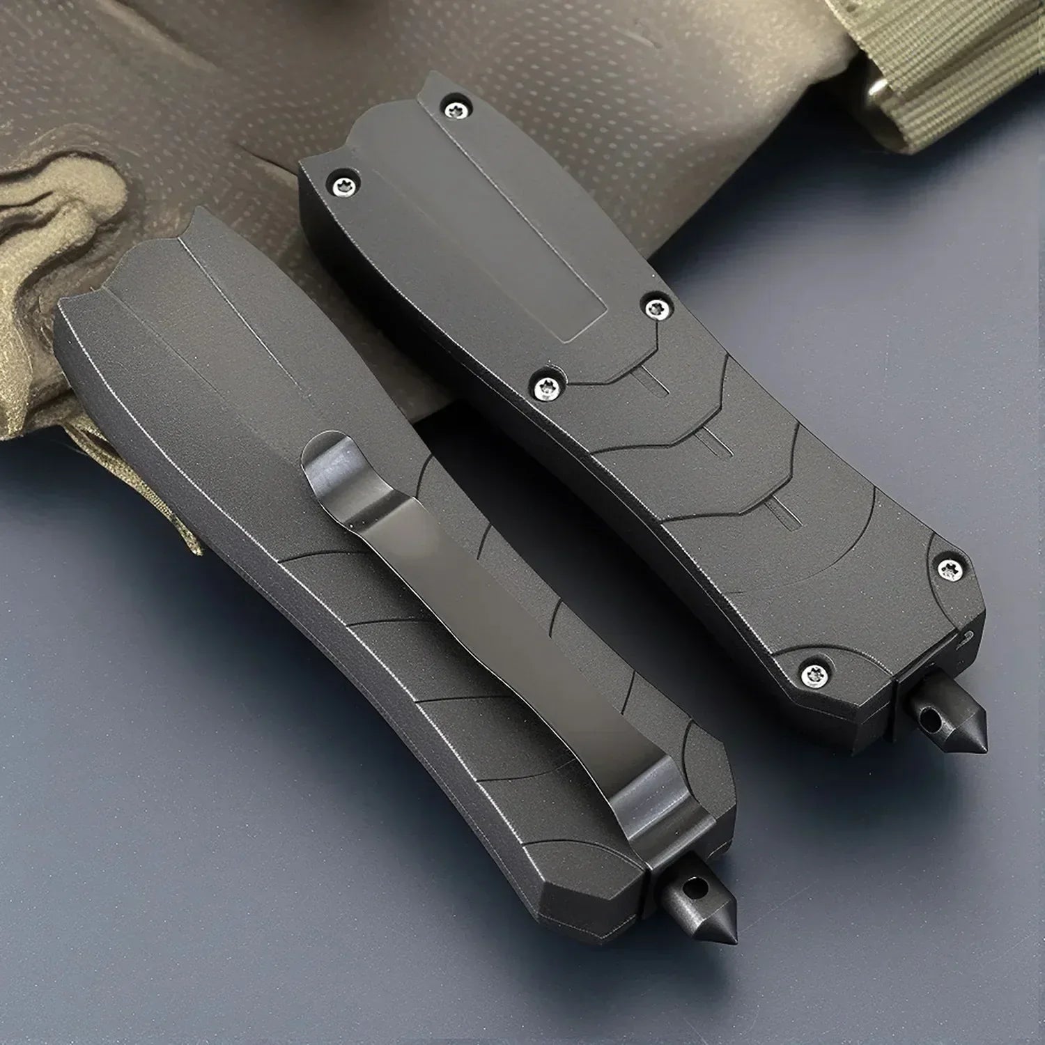 Couteau Pliant Multifonction en Acier Inoxydable pour Outdoor et Survie — Manche Ergonomique Antidérapant | Koossa