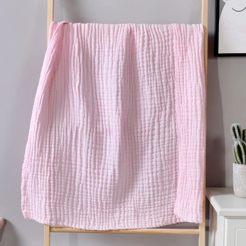 Cotton Muslin Throw Blanket 6-Layer Breathable Lightweight All-Season Comfort for Bed Couch Sofa Living Room Bedroom | Lonoma