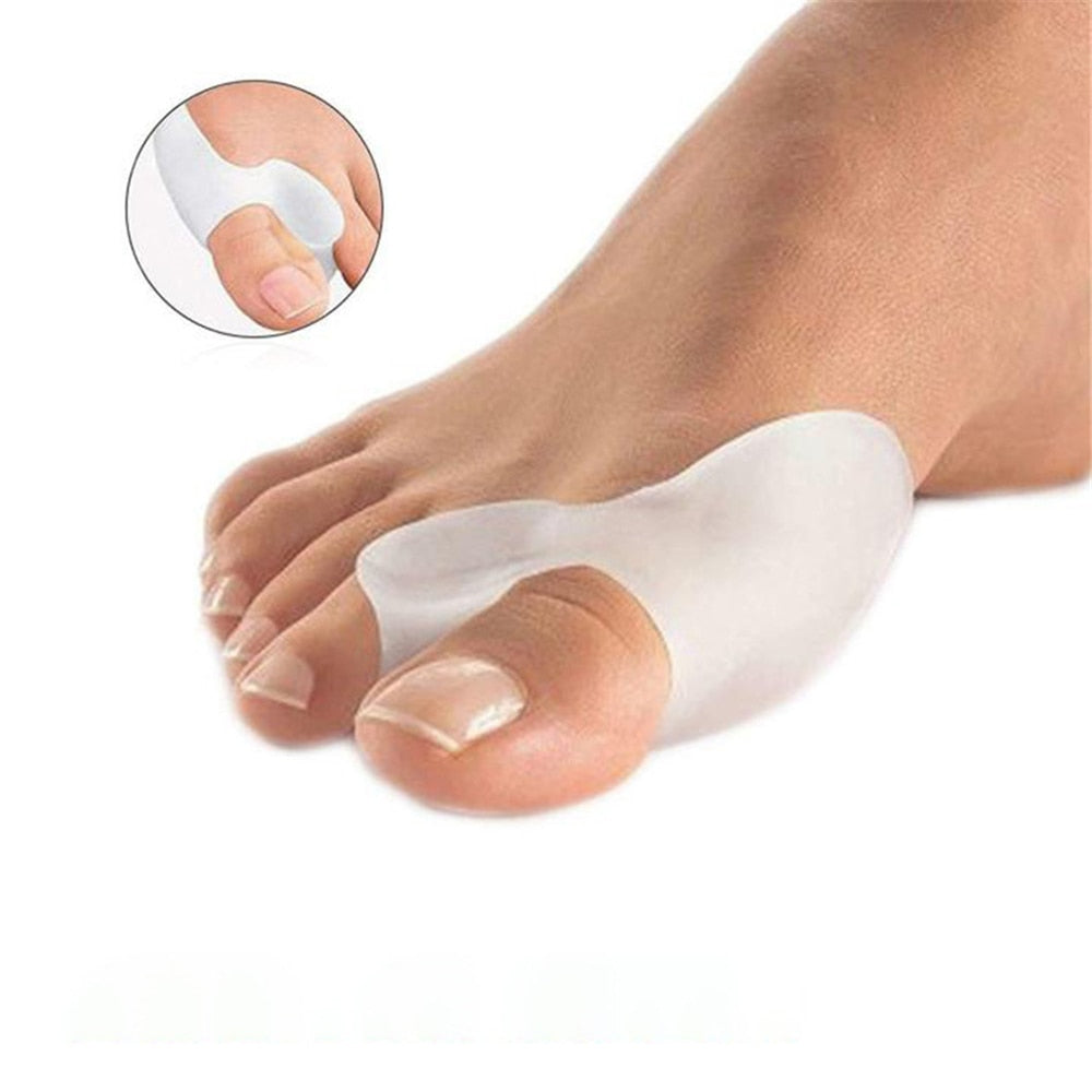 Séparateur d'Orteils Silicone Transparent Réutilisable Confort Pieds Discret Souple Lavable Usage Quotidien | Koossa