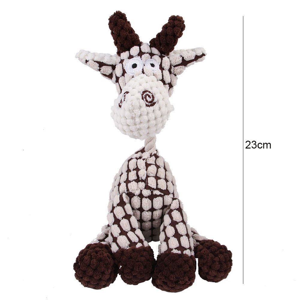 Interactive Plush Animal Toy for Dogs — Durable Bite-Resistant Pet Toy for Play & Fetch | Koossa