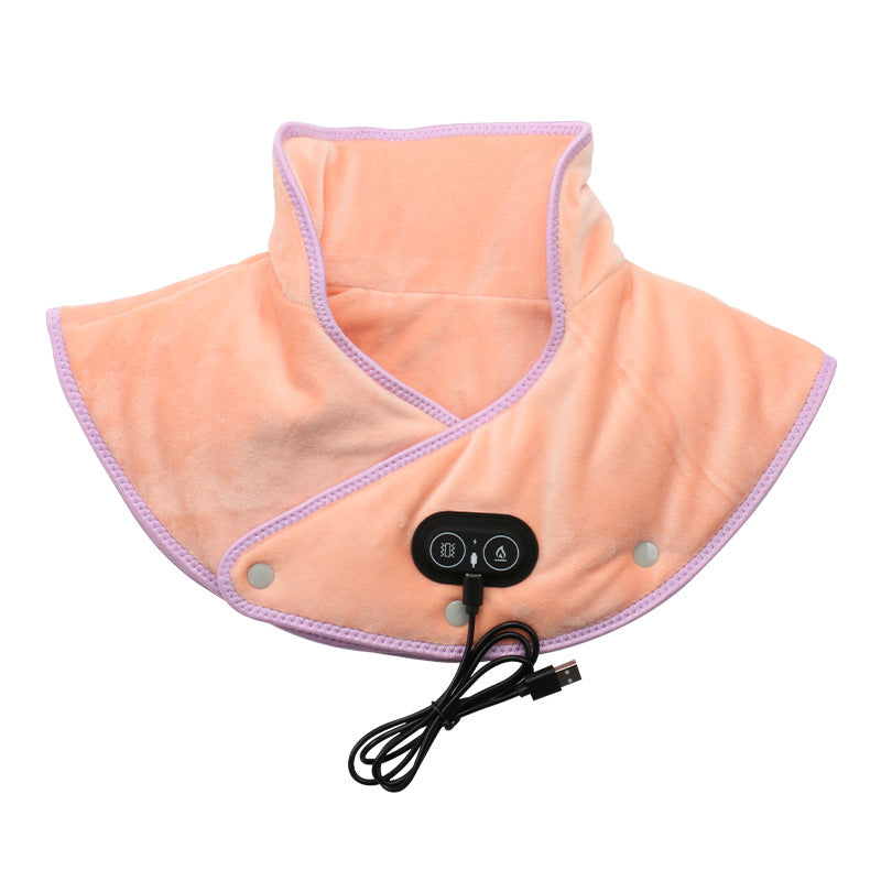 Ergonomic Electric Heated Neck and Shoulder Massager with Adjustable Vibration for Pain Relief and Relaxation | Koossa