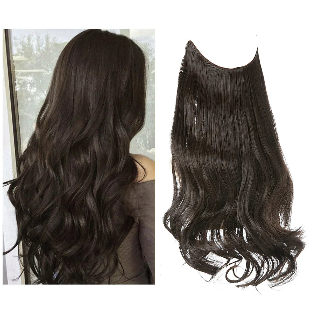 Women's Blonde Human Hair Extensions — Natural Wavy Volume for Effortless Length & Styling | Koossa