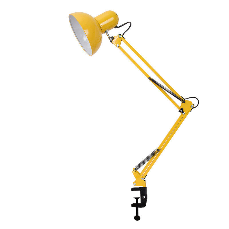 Clamp-On Desk Lamp with Swivel Arm – Industrial Metal Task Light, E26 Socket, for Home Office, Bedroom, Study & Reading Desk | Lonoma