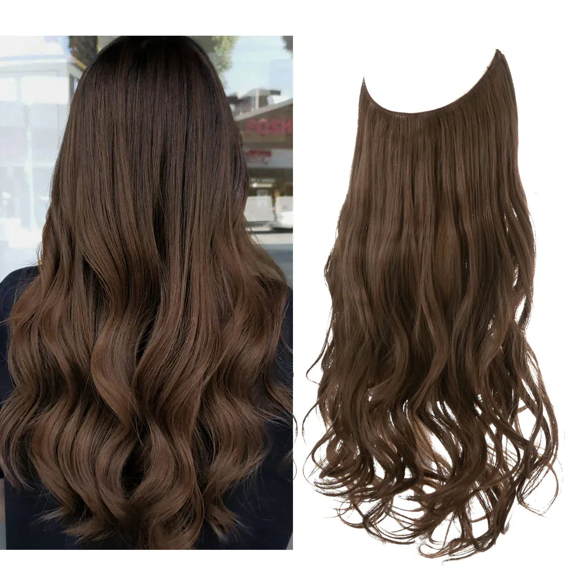 Women's Blonde Human Hair Extensions — Natural Wavy Volume for Effortless Length & Styling | Koossa
