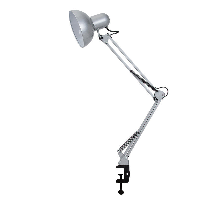 Clamp-On Desk Lamp with Swivel Arm – Industrial Metal Task Light, E26 Socket, for Home Office, Bedroom, Study & Reading Desk | Lonoma