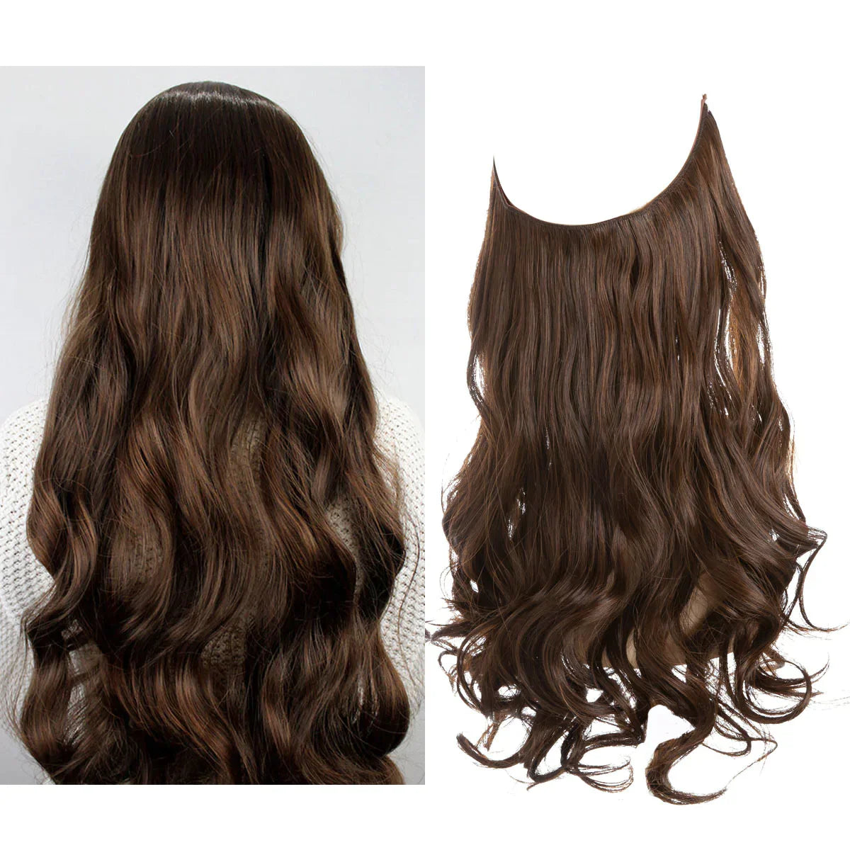Women's Blonde Human Hair Extensions — Natural Wavy Volume for Effortless Length & Styling | Koossa