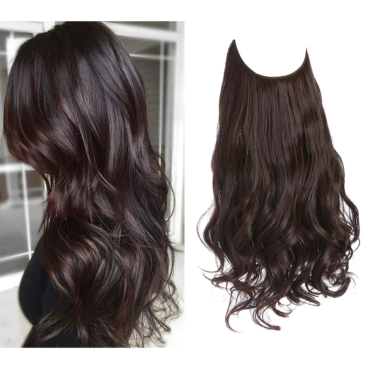 Women's Blonde Human Hair Extensions — Natural Wavy Volume for Effortless Length & Styling | Koossa