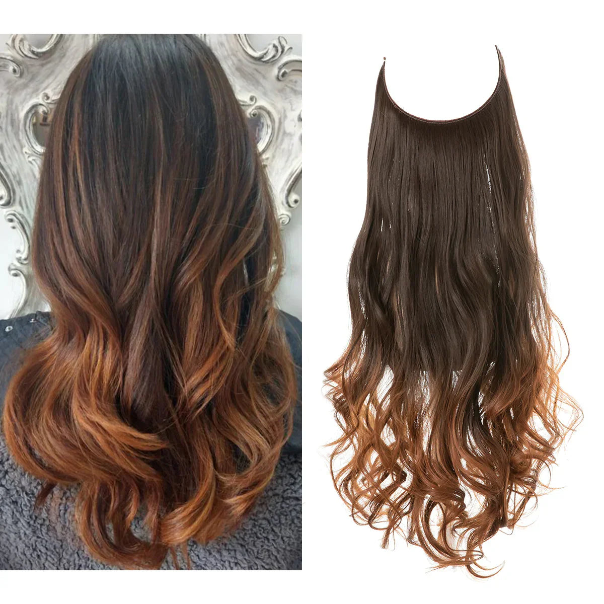 Women's Blonde Human Hair Extensions — Natural Wavy Volume for Effortless Length & Styling | Koossa
