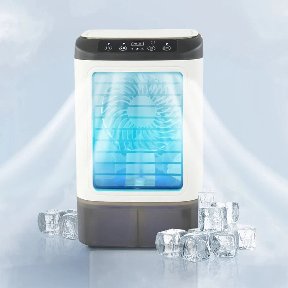 Rafraîchisseur d'Air Mobile à Nébulisation 900 ml — 3 Vitesses USB LED pour Bureau Chambre Voyage Maison | Koossa