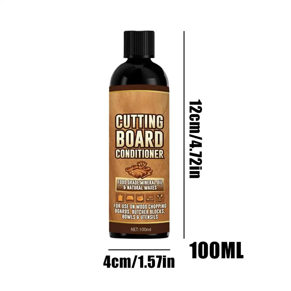 Food-Grade Wood Conditioner Oil for Cutting Boards & Kitchen Tools – Mineral-Based Protective Treatment, 3.4 fl oz Restores Wood Surfaces | Lonoma