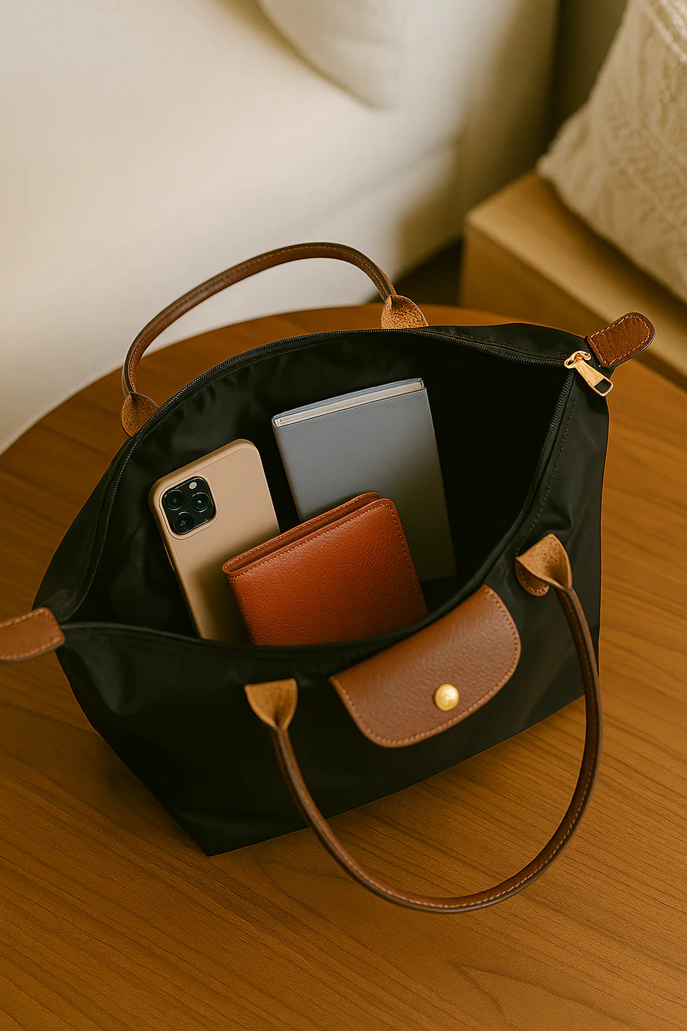 Women's Waterproof Foldable Handbag — Elegant Compact Shoulder Bag for Everyday Use & Travel | Koossa