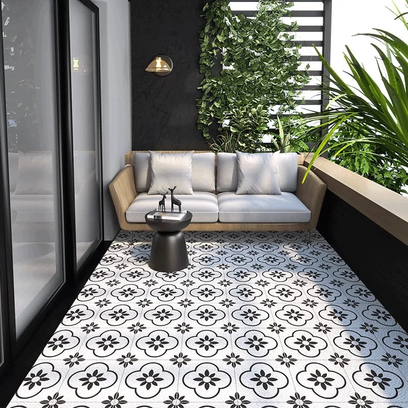 Waterproof PVC Floor Mat Non-Slip Kitchen Runner Oil-Resistant Indoor Outdoor Area Rug for Entryway Living Room Balcony | Lonoma
