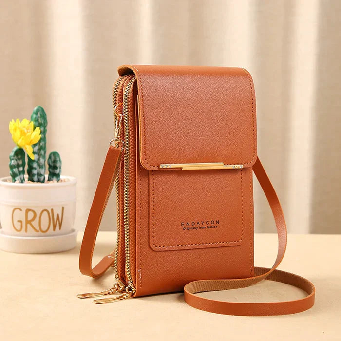Women's Anti-Theft Crossbody Bag with RFID Protection — Secure Travel Bag with Waterproof Phone Pocket | Koossa