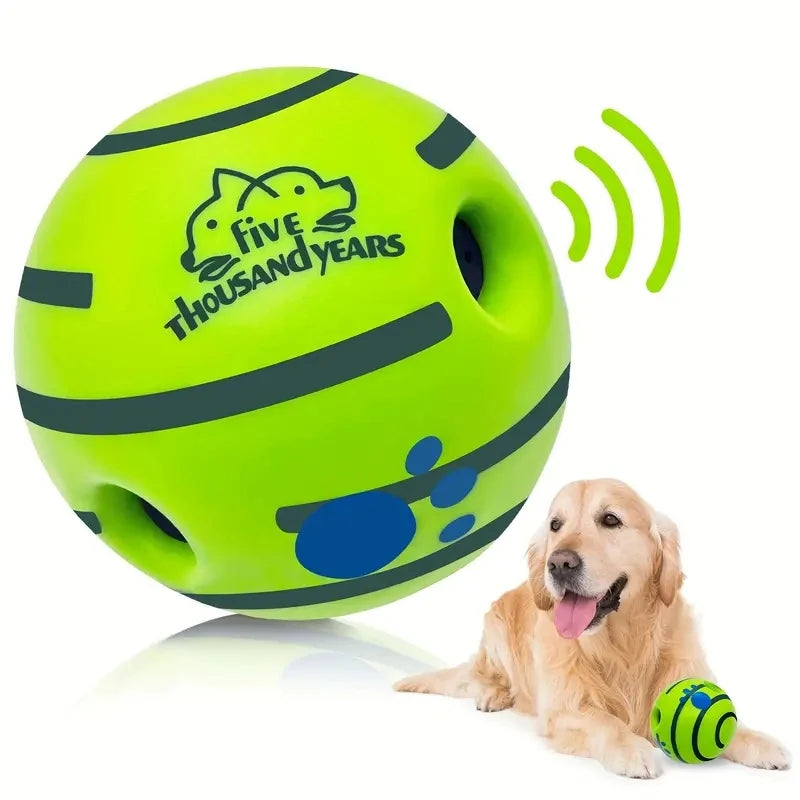 Interactive Giggle Ball Dog Toy – Laughing Sound Ball for Mental Stimulation & Play – Durable Vinyl Ball for Dogs of All Sizes | Lonoma