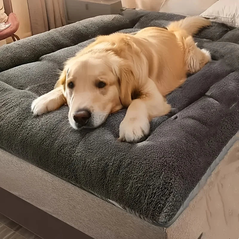 Dog Bed Mat Extra Large Padded Washable Crate Cushion Soft Pet Floor Blanket Travel 120cm | Koossa