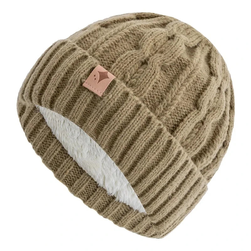 Knit Beanie Hat Winter Warm Unisex Acrylic Slouchy Skull Cap for Men Women Outdoor Cold Weather Casual Streetwear Headwear | Lonoma