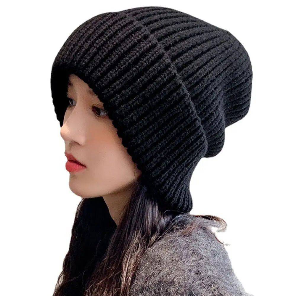 Unisex Knit Beanie Hat – Soft Cotton Skull Cap for Winter – Stretchy One Size Fits All – Everyday Warm Headwear for Men and Women | Lonoma