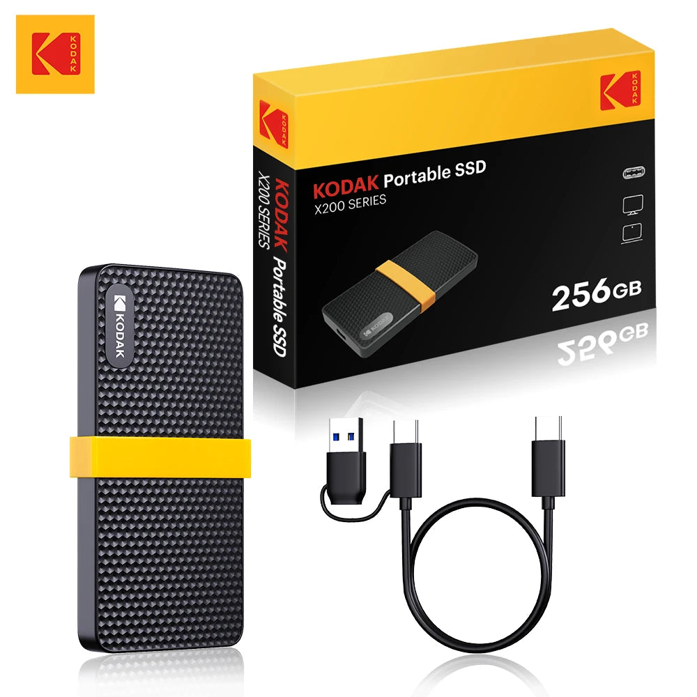 Portable External SSD Drive 1TB USB 3.1 Type-C Solid State Storage for Laptop Computer PC Smartphone PS4 256GB 512GB | Lonoma