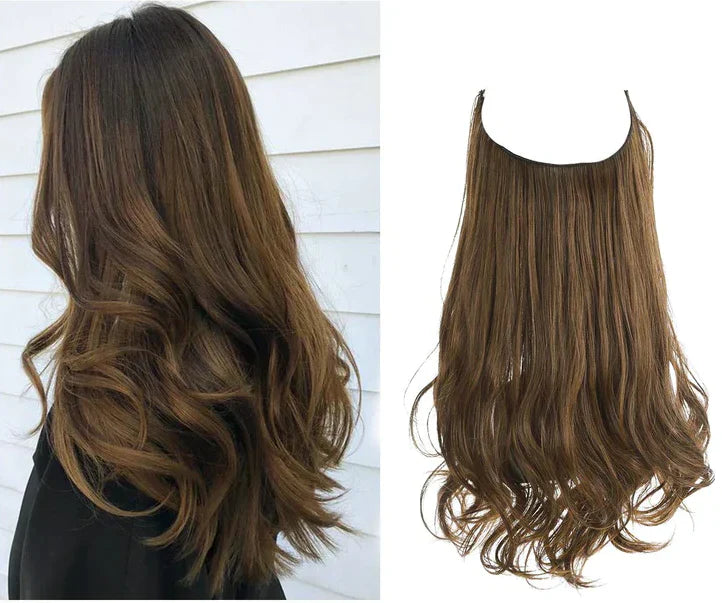 Women's Blonde Human Hair Extensions — Natural Wavy Volume for Effortless Length & Styling | Koossa