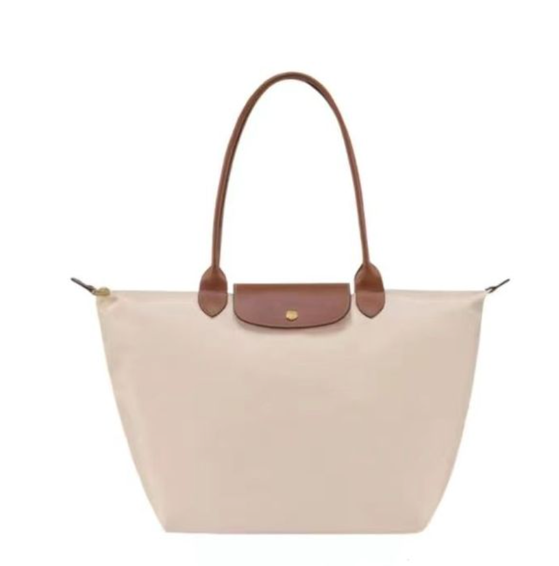 Water-Resistant Nylon Tote Bag with Leather Trim for Work, Travel and Daily Carry | Lonoma