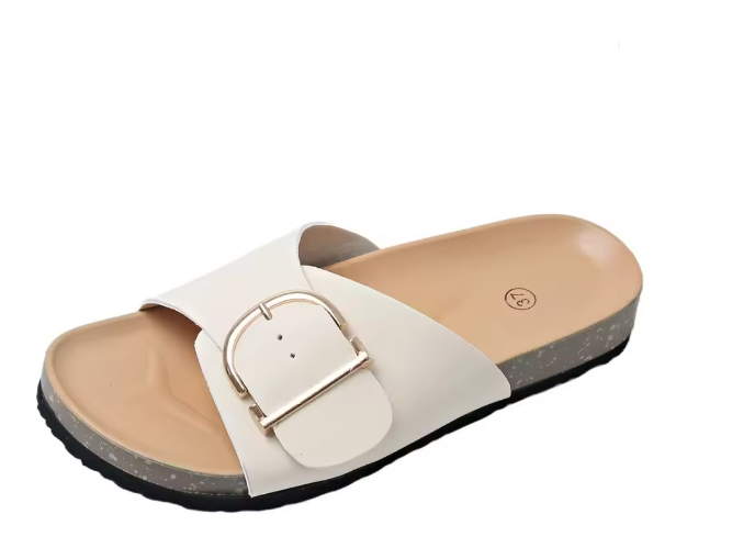Women's Adjustable Buckle Flat Sandals — Comfortable Summer Sandals for Everyday Wear & Casual Occasions | Koossa